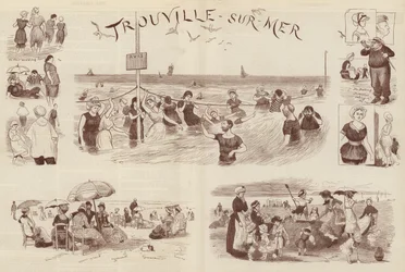 Schetsen in Trouville